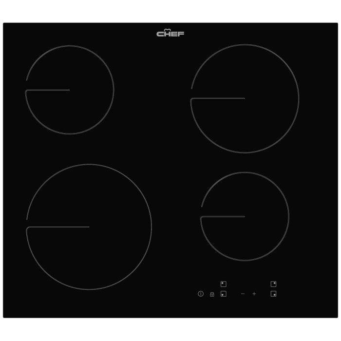 Chef 60cm 4 Zone Ceramic Cooktop CHC642BC