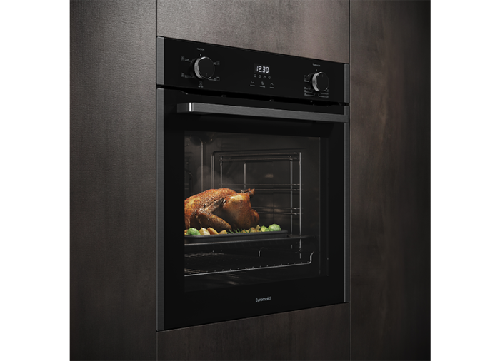 Euromaid 60cm 5 Function Electric Built-In Oven, Dark Stainless EO605DTB - Image 2