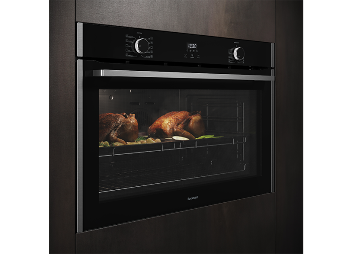 Euromaid 90cm10 Function Electric Built-In Oven Dark Stainless EO910TS - Image 2