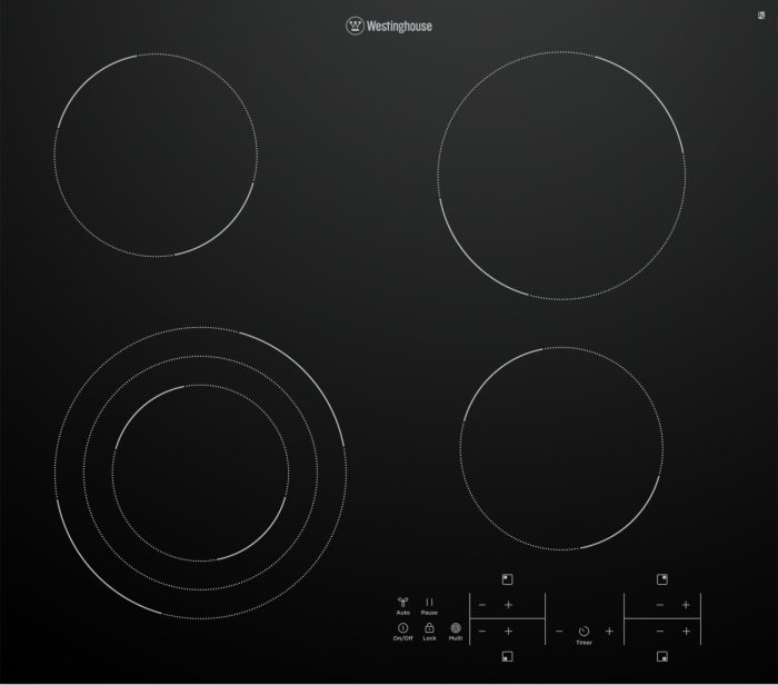 Westinghouse 4 Zone Ceramic Cooktop WHC643BD