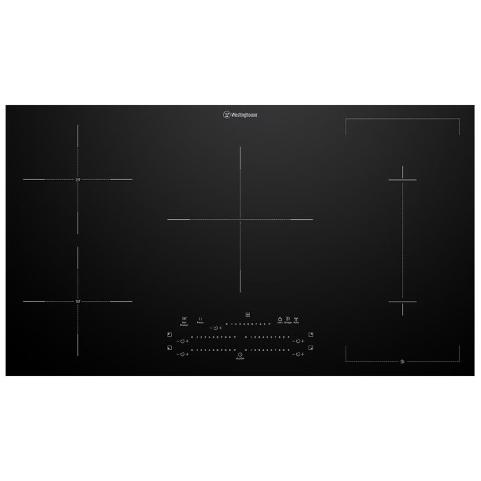 Westinghouse 60cm 4 Zone Induction Cooktop with Boilprotect WHI955BD