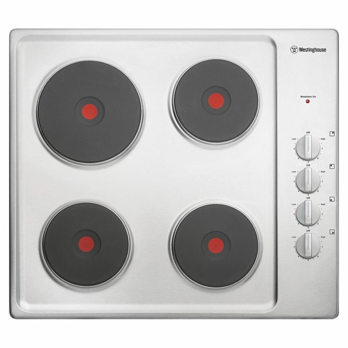 Westinghouse 60cm Solid Stainless Steel Cooktop with Knob Controls WHS642SC