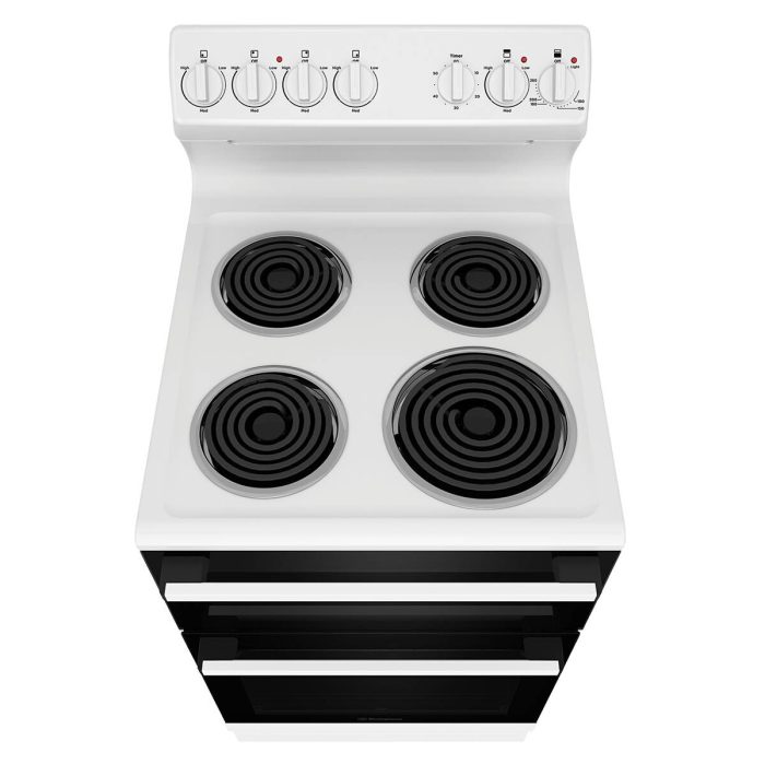 Westinghouse 54cm Freestanding Electric Oven and Coil Cooktop WLE522WC - Image 3