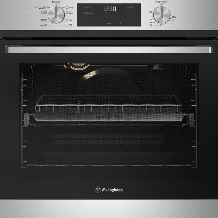 Westinghouse 60cm Stainless Steel 8 Function Oven with AirFry WVE6516SD