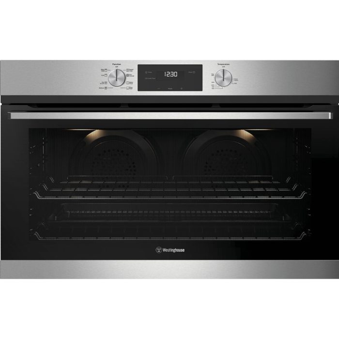 Westinghouse 90cm Stainless Steel 8 Function Oven WVE9515SD