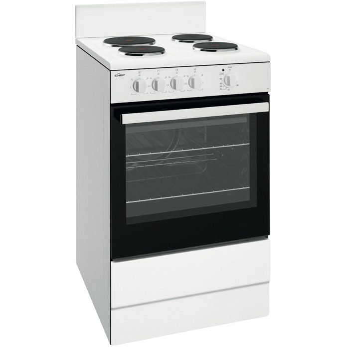 Chef White 54cm White Electric Freestanding Oven CFE532WB